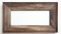 close brown wood frame