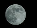 A close capture of the Full Moon Luna Royalty Free Stock Photo