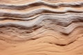 close detail of erosion patterns in sandstone cliff