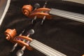 Close detail of two violins 2