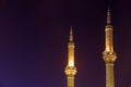 Exterior view of Ortakoy Mosque near bosphorus Royalty Free Stock Photo