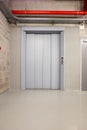 Close elevator in the hall Royalty Free Stock Photo