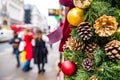 Christmas shopping street Royalty Free Stock Photo