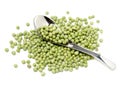 Close Of fresh dry green peas