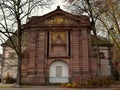 The Strasbourg Gate, former gate of the Vauban enclosure of SÃ©lestat Royalty Free Stock Photo