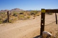 Close the Gate Sign on Fence Royalty Free Stock Photo