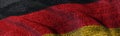 Close of grunge German flag. Grunge flag of Germany abstract 3D illustration. Dark and grungy national flag of the Federal Royalty Free Stock Photo