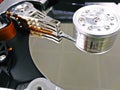 Close of harddisk`s internal mechanism hardware