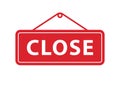 Close icon vector sign. Cancel symbol web design. Error, denied, avoid or wrong data button Royalty Free Stock Photo