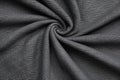 close image of a gray twill fabric