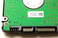 VIEW OF A GREEN COLORED HARD DRIVE