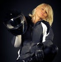 Image of motorcyclist Royalty Free Stock Photo