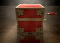 Close Jack-In-The-Box Antique Royalty Free Stock Photo