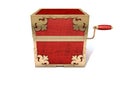 Close Jack-In-The-Box Antique Royalty Free Stock Photo