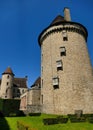 The Zizim tower of the old castle of Bourganeuf Royalty Free Stock Photo