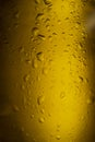 Close macro shot image glass of beer