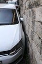 Close parking in Istanbul city, Turkey