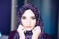 Portrait of beautiful arabic middle eastern woman