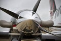 Close Of Propeller Engine On King Air Royalty Free Stock Photo