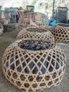 Mixed live bird Species, Laos food and livestock market