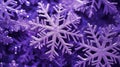 close purple snowflake background