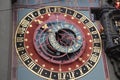 Close shot of an astrology zodiac clock Royalty Free Stock Photo