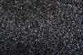 Close shot of black Niger seeds background Royalty Free Stock Photo
