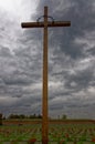 Close shot of the cross