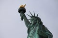 Close shot of the Statue of Liberty Royalty Free Stock Photo