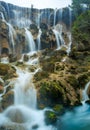 Close shot waterfall