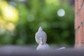 Close Side View Buddha Statue At Amsterdam The Netherlands 10-8-2023