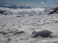 Close Snow, Close Clouds, Mount Rainier to Camp Muir