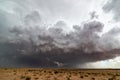 Close storm clouds approaching Royalty Free Stock Photo