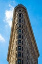 Close to Flat Iron building New York Manhattan stone and steel s Royalty Free Stock Photo