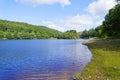 Close to the waters edge of Derwent Reservoir near Howden Dam Royalty Free Stock Photo