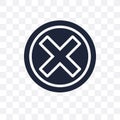 Close transparent icon. Close symbol design from Web navigation