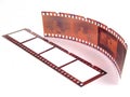 Close-up of 35 mm film-strip Royalty Free Stock Photo