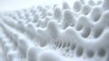 Abstract white surface with multiple raised textured patterns Royalty Free Stock Photo