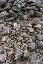 Close-up Abstract of Rock Scree, Glen Clova, Scotland Royalty Free Stock Photo