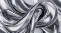 Abstract silver metal wave background texture Royalty Free Stock Photo