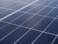 Close up abstract view of a dark blue solar panel grid pattern Royalty Free Stock Photo