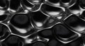 Abstract Dark Metallic Liquid Surface with Organic Cell-like Patterns and Reflections image Royalty Free Stock Photo