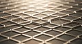 Abstract Metallic Grid Pattern with Hexagonal and Diamond Shapes Royalty Free Stock Photo
