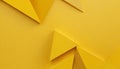 Yellow Geometric Shapes Abstract Background triangles Royalty Free Stock Photo