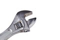 Close up of an adjustable wrench