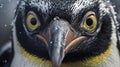 Close-up of a penguin face