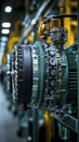 Close-up of Advanced Engine Machinery Components