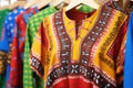 close up of african dashiki patterns