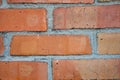 Close-up of an aged brick wall texture. Perfect for backgrounds or design projects Royalty Free Stock Photo
