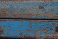 Close up of aged and rusting steel Royalty Free Stock Photo